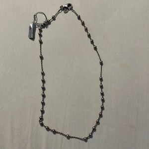 Silpada silver ball short necklace